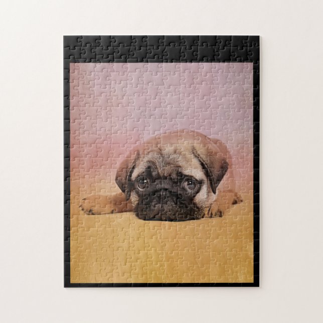 Puzzle Cachorro cutáneo | Regalo de los amantes del perro (Vertical)