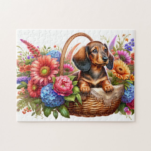 Puzzle Cachorro Dachshund (Horizontal)