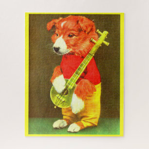 Puzzle Cachorro de banjo