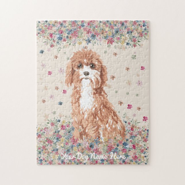 Puzzle Cachorro de juguete Cavoodle (Vertical)