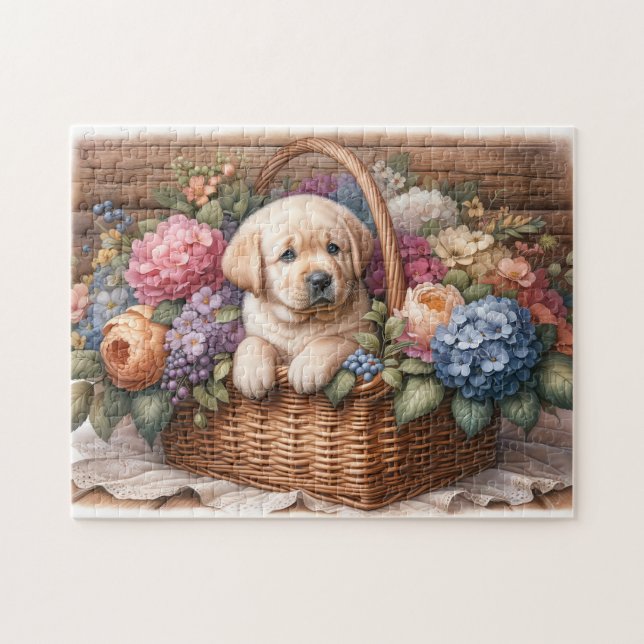 Puzzle Cachorro de Lab (Horizontal)