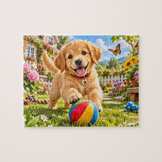 Puzzle Cachorro Juguetón (Horizontal)