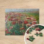 Puzzle Cachorros en flor | Olga Wisinger-Florian<br><div class="desc">Cachorros en flor | Blühender Mohn (1895-1900) | Obra de arte original del pintor impresionista austríaco Olga Wisinger-Florian (1844-1926). La artista es conocida por sus muchos paisajes y pinturas de vida florales. Esta pieza representa un paisaje con un denso campo de flores rosadas y rojas de amapola en flor. Utilice...</div>