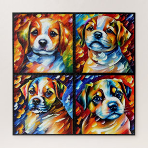 Puzzle Cachorros estilizados