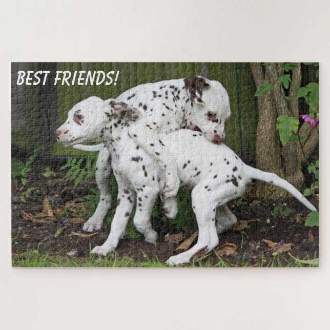 Puzzle Cachorros Lindos Jugando (Horizontal)