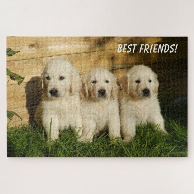 Puzzle Cachorros Lindos Jugando (Horizontal)
