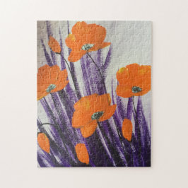 Puzzle Cachorros naranjas silvestres