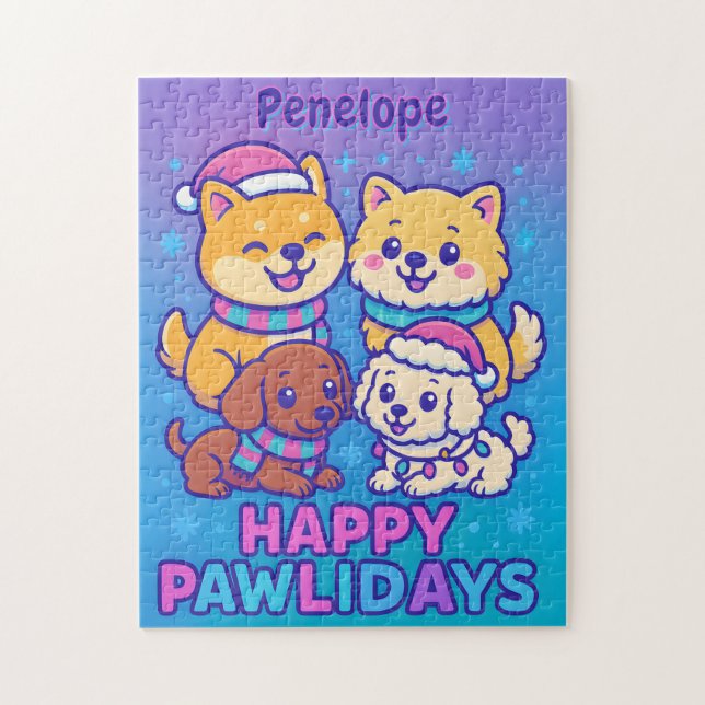 Puzzle Cachorros pastel (Vertical)