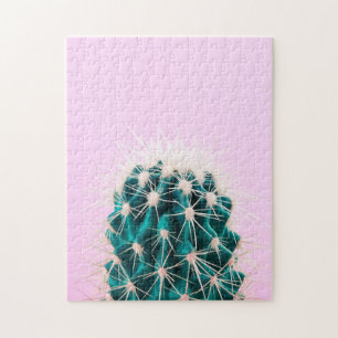 Puzzle Cactus de Prickley en rosa