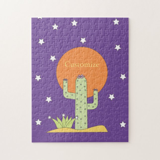 Puzzle Cactus del desierto Sun Thunder_Cove (Vertical)