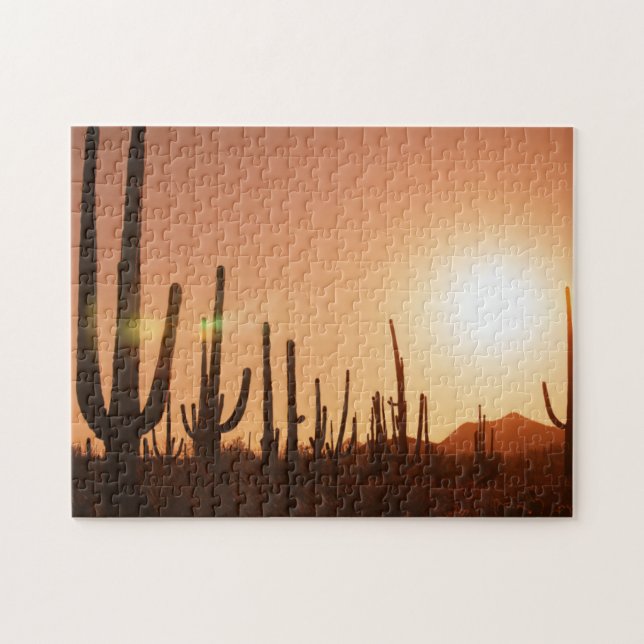 Puzzle Cactus en desierto (Horizontal)