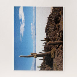 Puzzle Cactus gigante en Salar de Uyuni en Bolivia
