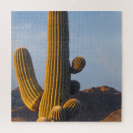 Puzzle Cactus Saguaro Iluminado por el Sol