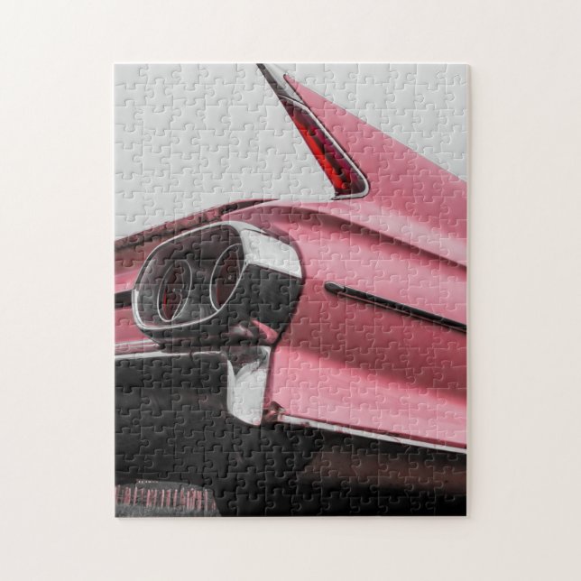 Puzzle Cadillac rosado (Vertical)