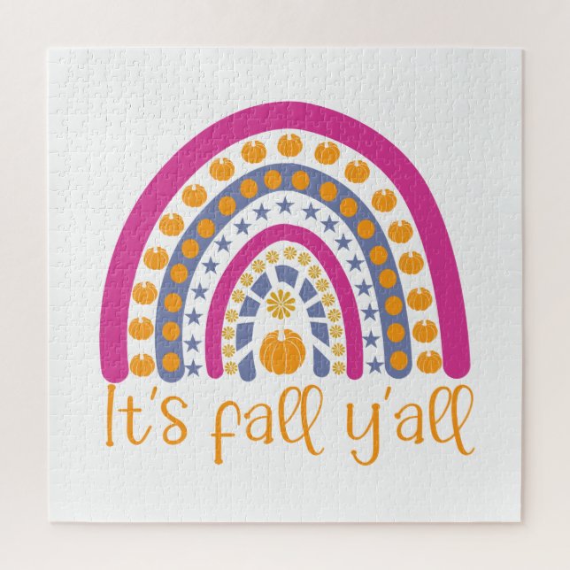 Puzzle Cae el arcoiris de calabaza (Vertical)