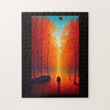 Caer follaje esfera alienígena naranja hojas de or