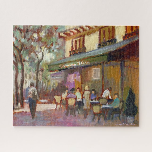 Puzzle Café 16x20 de París (Horizontal)