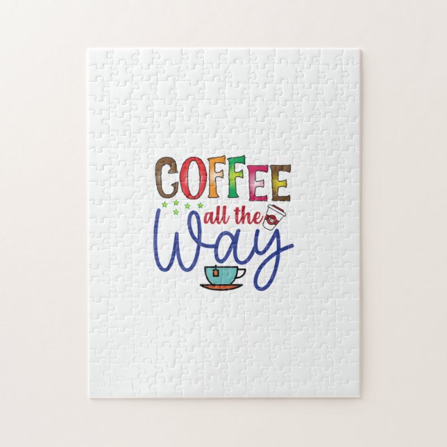 Puzzle Café Art Coffee Todo El Mundo (Vertical)