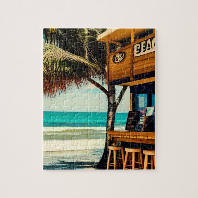 Puzzle Café Bar de la playa de Bali (Vertical)