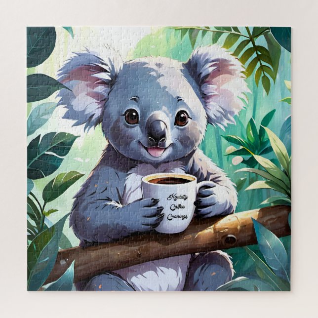 Puzzle Café Cozy Jungle Koala (Vertical)