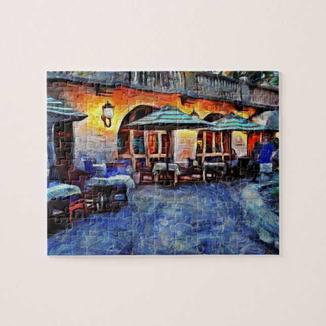 Puzzle Cafe de San Antonio (Horizontal)