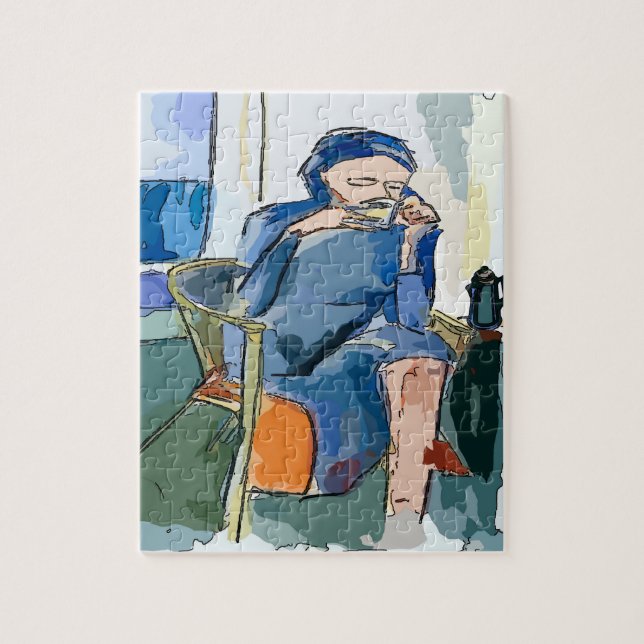 Puzzle Café matutino, (Vertical)