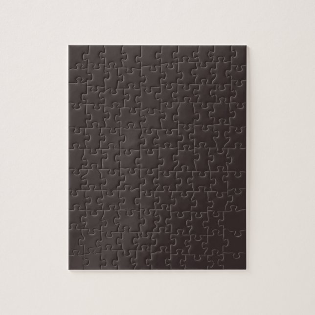 Puzzle Café negro (color sólido) (Vertical)