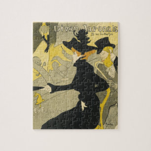 Puzzle Café nocturno Art Nouveau vintage, Divan Japonais