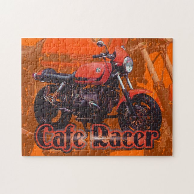 Puzzle Cafe Racer Motorcycle (Horizontal)