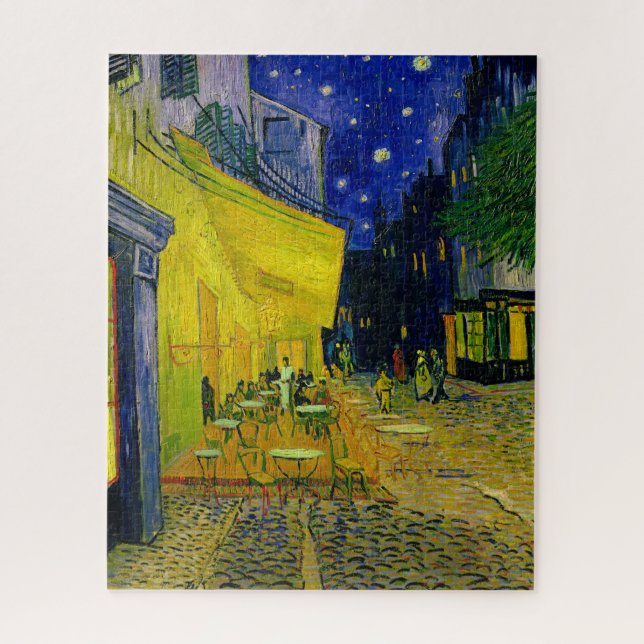 Puzzle Cafe Terrace Arles, Place du Forum by van Gogh (Vertical)