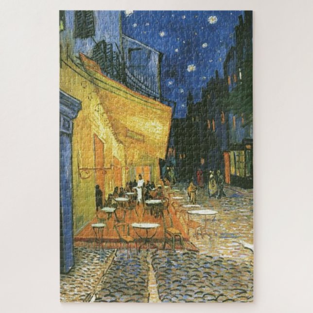 Puzzle Cafe Terrace - Arte de pintura Vincent van Gogh (Vertical)