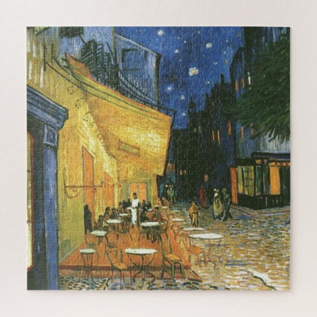 Puzzle Cafe Terrace - Arte de pintura Vincent van Gogh (Vertical)