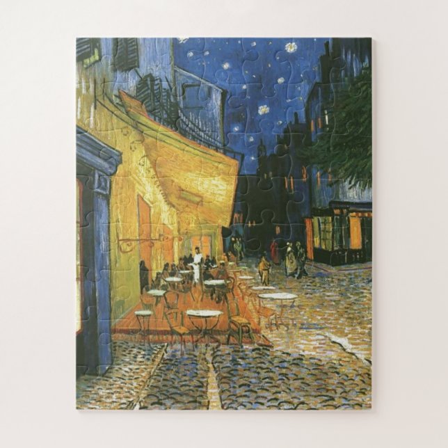 Puzzle Cafe Terrace - Arte de pintura Vincent van Gogh (Vertical)
