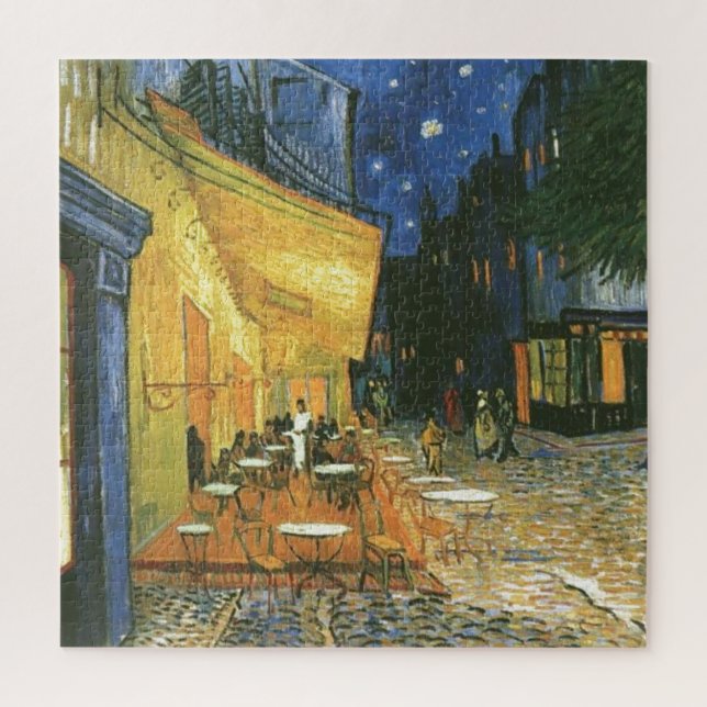Puzzle Cafe Terrace - Arte de pintura Vincent van Gogh (Vertical)