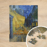 Puzzle Cafe Terrace de noche | Vincent Van Gogh<br><div class="desc">Cafe Terrace en la noche (1888) del artista holandés post-impresionista Vincent Van Gogh. La pintura original de arte fino es un óleo sobre lienzo que representa una escena nocturna estrellada frente a un café francés en Arles.

Utilice las herramientas de diseño para agregar texto personalizado o personalizar la imagen.</div>