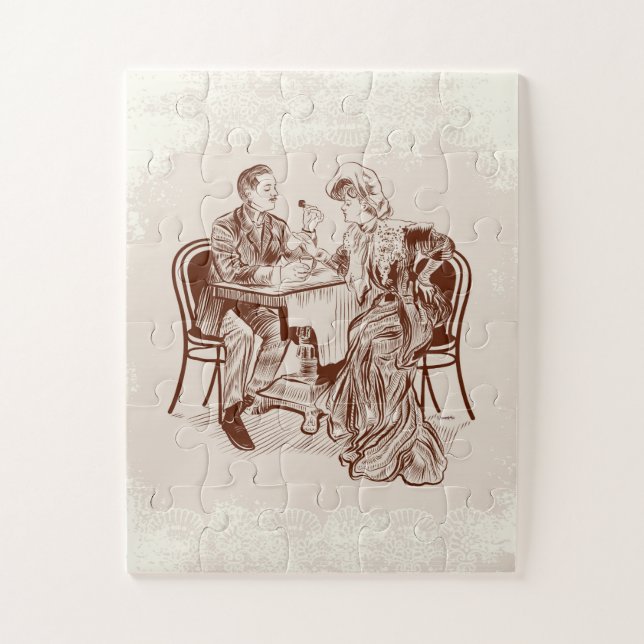 Puzzle café y amor (Vertical)