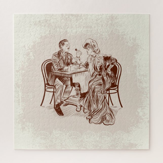 Puzzle café y amor (Vertical)