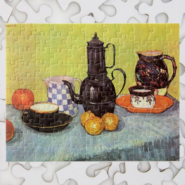 Puzzle Cafetera de Esmalte Azul por Vincent van Gogh (Subido por el creador)