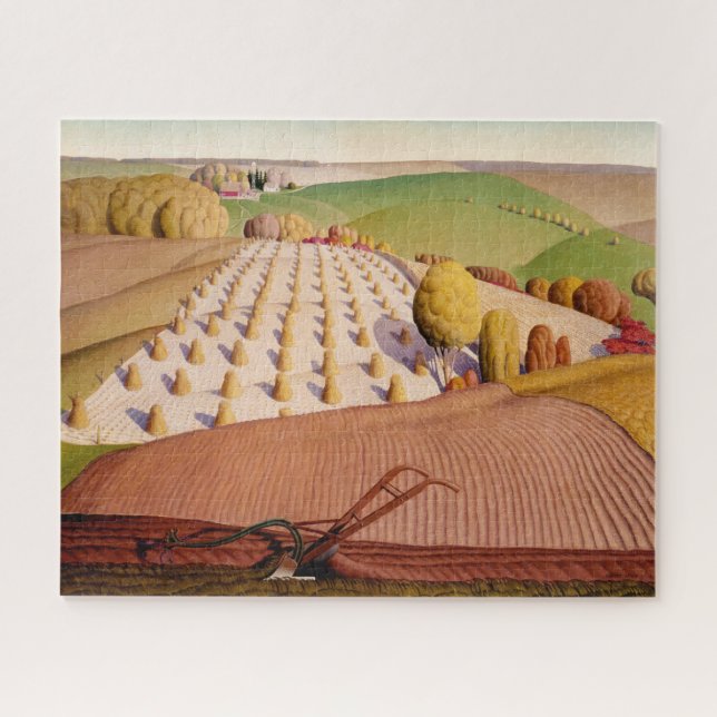 Puzzle Caída de Grant Wood (Horizontal)