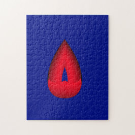 Puzzle Caída de lágrimas rojas