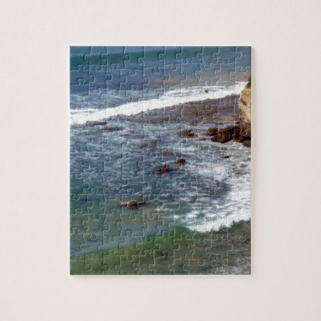 Puzzle Caída de las olas oceánicas (Vertical)