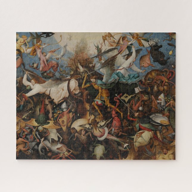 Puzzle Caída de los ángeles rebeldes por Pieter Bruegel (Horizontal)