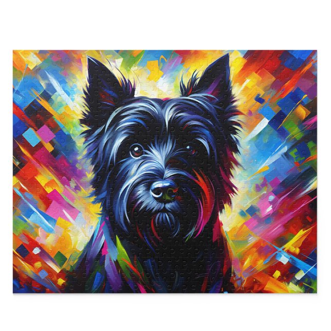 Puzzle Cairn Terrier: Perro Toto Negro (Cairn Terrier Puzzle: Black Toto Dog Jigsaw
)