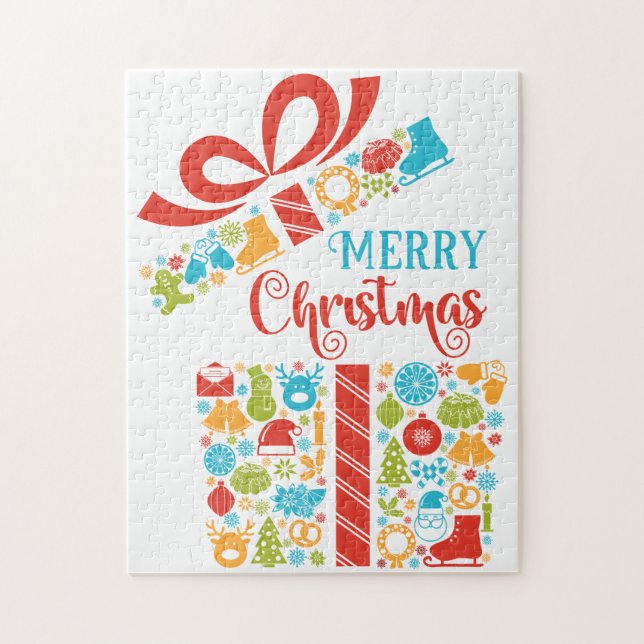 Puzzle Caja de sorpresas para navidades (Vertical)