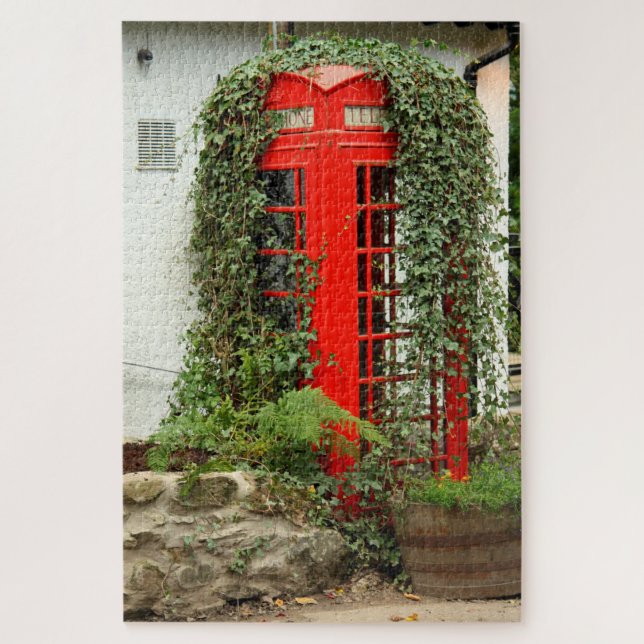 Puzzle Caja de teléfono rojo 1014-pc (Vertical)