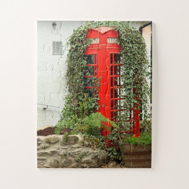 Puzzle Caja de teléfono rojo 30-pc (Vertical)