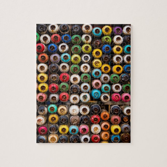 Puzzle Cajas de pintura para pulverización (Vertical)