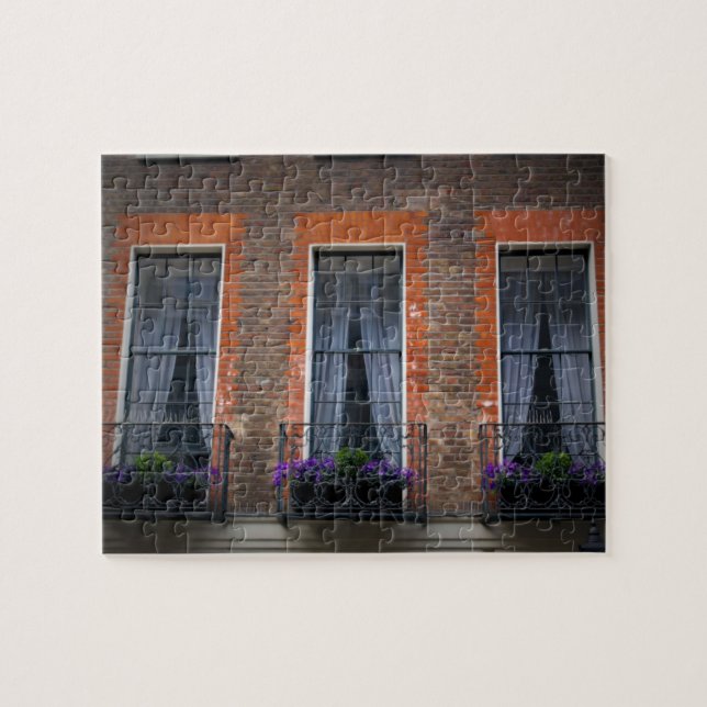 Puzzle Cajas Window de Londres - 8x10 - 110 pc (Horizontal)