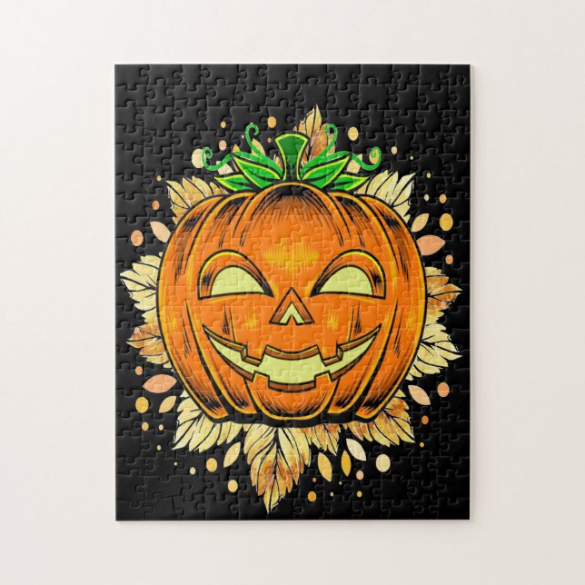 Puzzle Calabaza de Halloween (Vertical)