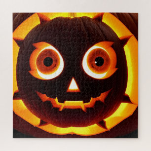 Puzzle Calabaza de Jack-O'-Lantern Brillante